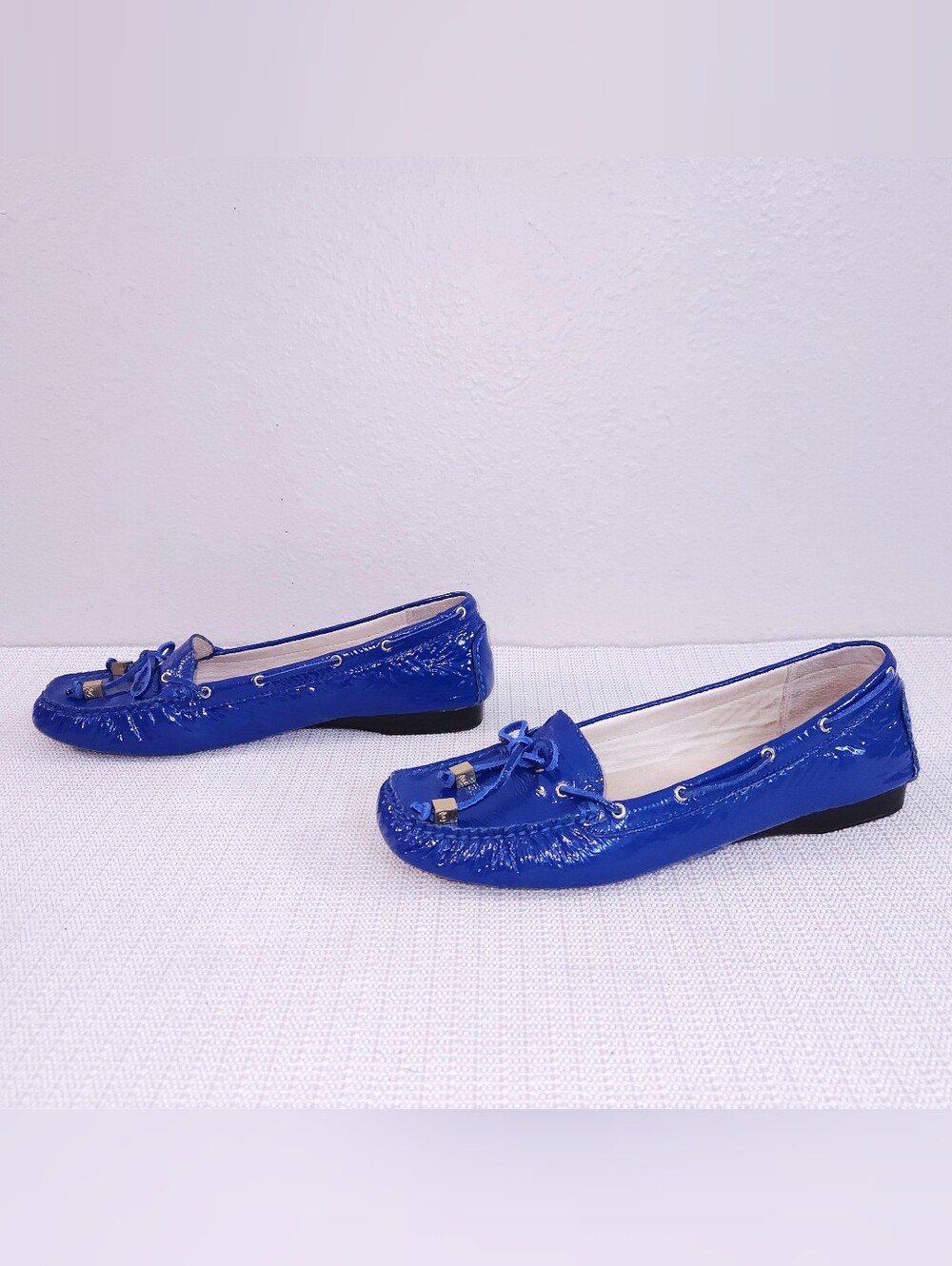 MICHAEL KORS Daisy Moc Patent Leather Loafers US 11